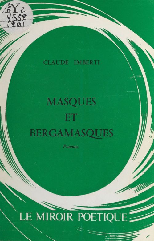 ebook cover of Masques et bergamasques, by Claude Imberti