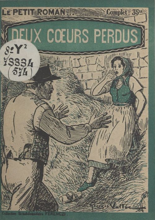 ebook cover of Deux coeurs perdus, by Jean Des Chaises