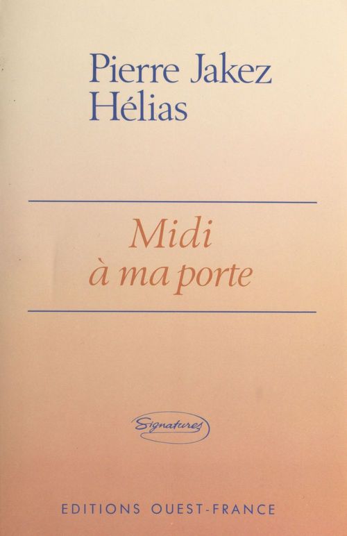 ebook cover of Midi à ma porte, by Maurice Trogoff