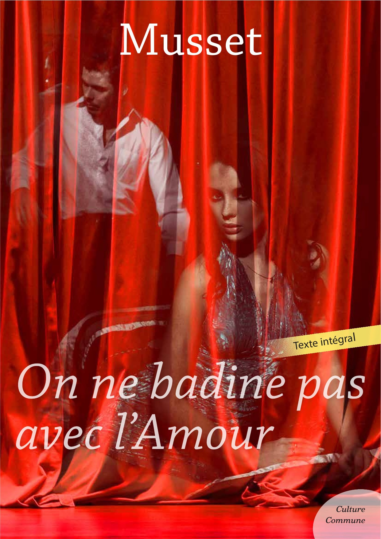 ebook cover of On ne badine pas avec l'amour de Musset, by Alfred de Musset