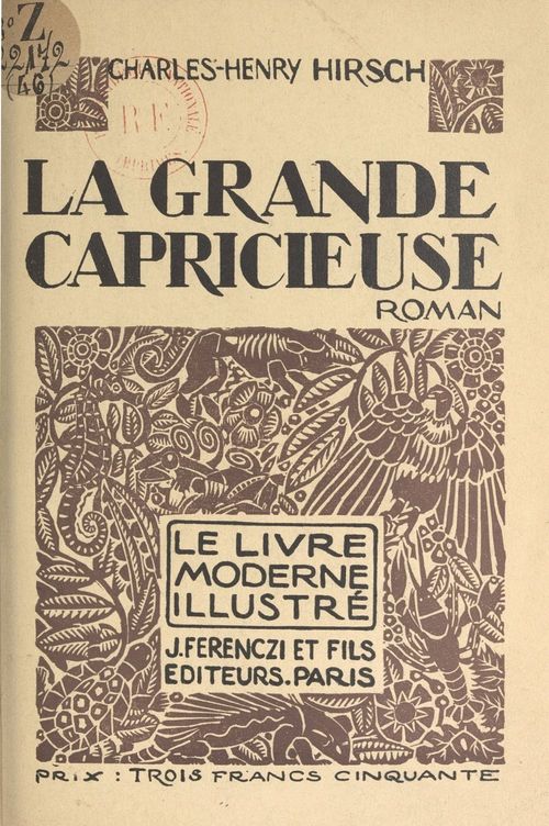 Couverture ebook de La grande capricieuse, de Charles-Henry Hirsch