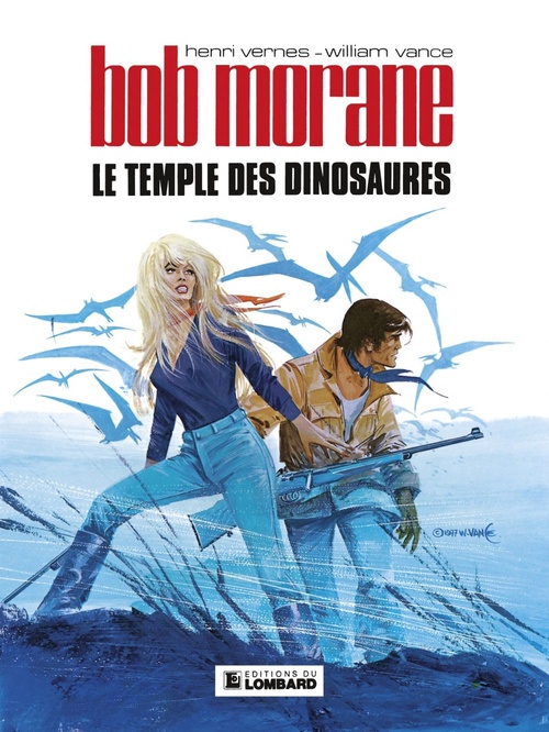 Couverture ebook de Bob Morane - Tome 5 - Le Temple des dinosaures, de Vernes