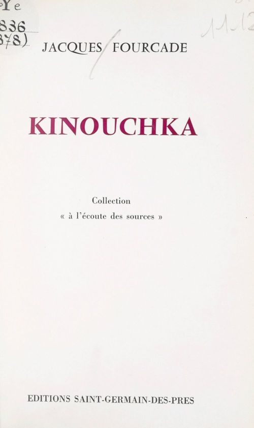 Couverture ebook de Kinouchka, de Jacques Fourcade