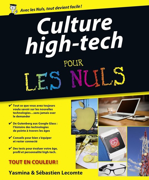 Couverture ebook de Culture High Tech Pour les Nuls, de Yasmina Lecomte
