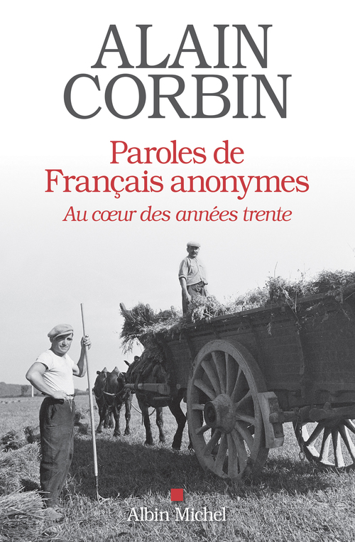 Couverture ebook de Paroles de français anonymes, de Alain Corbin