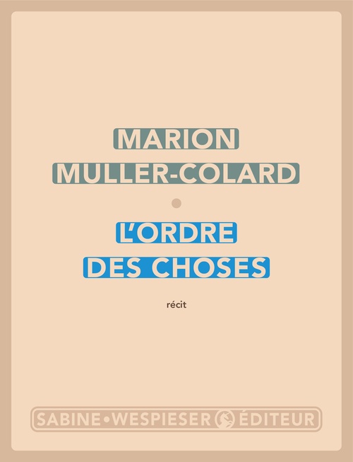 ebook cover of L'ordre des choses, by Marion Muller-Colard