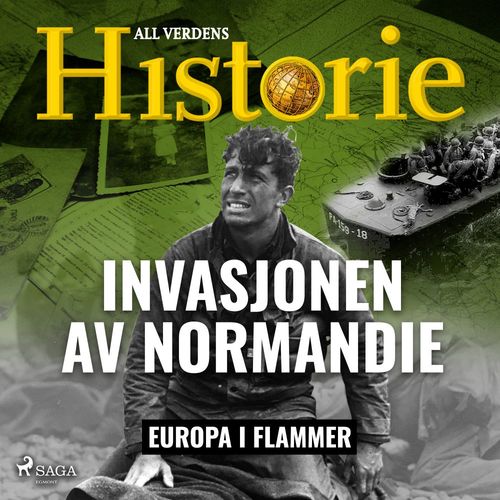 audiobook cover of Invasjonen av Normandie, by All Verdens Historie