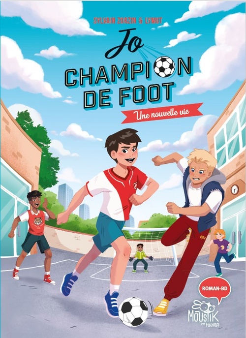 Couverture ebook de Jo, champion de foot - Une nouvelle vie, de Sylvain Zorzin