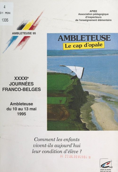 Couverture ebook de Comment les enfants vivent-ils aujourd'hui leur condition d'élève ?, de Association Pedagogique D'Inspecteurs De
