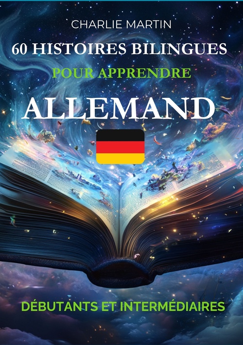 ebook cover of 60 courtes histoires pour apprendre l'allemand, by Charlie Martin