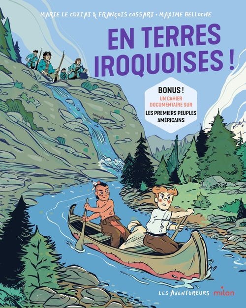 ebook cover of En terres iroquoises !, by Marie Le Cuziat, François Cossart