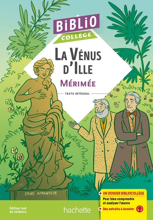 ebook cover of Bibliocollège - La Vénus d'Ille, Mérimée, by Prosper Mérimée