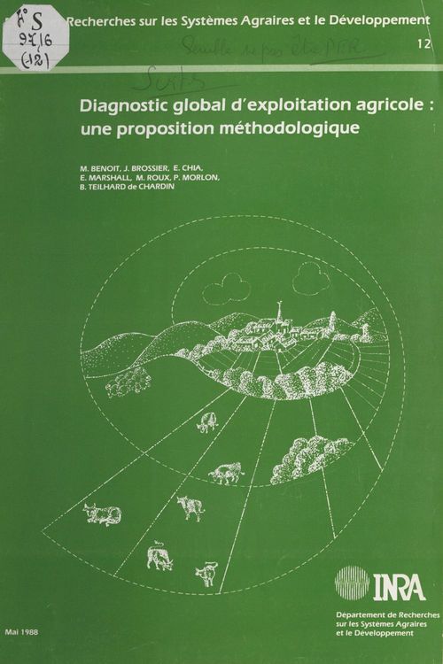Couverture ebook de Diagnostic global d'exploitation agricole : Une proposition méthodologique, de Marc Benoit