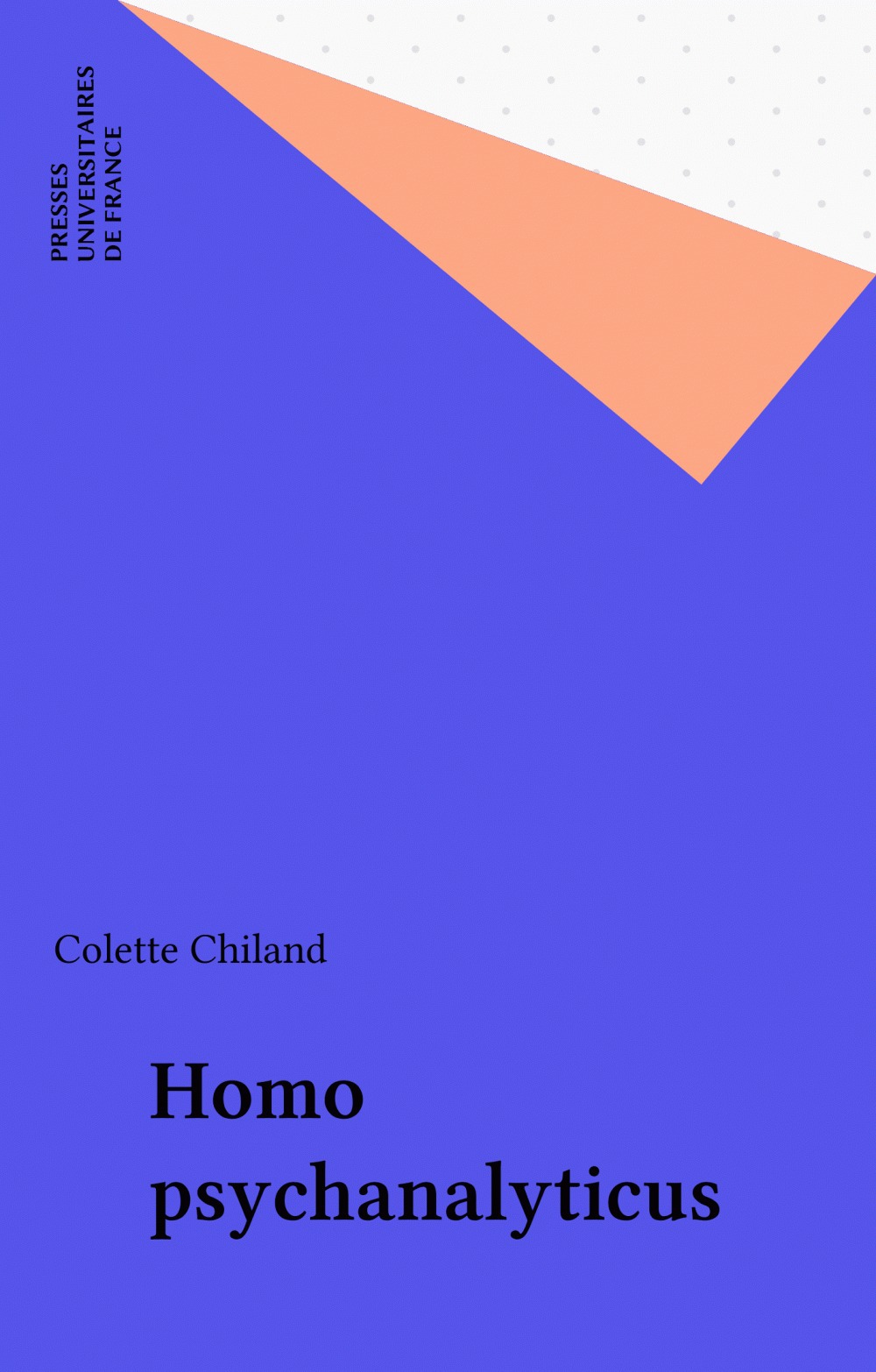 ebook cover of Homo psychanalyticus, by Colette Chiland