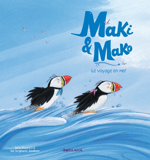 Couverture ebook de MAKI ET MAKO (2) - Le Voyage en mer, de Var Berghamar Jacobsen