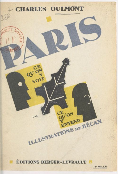 ebook cover of Paris, by Charles Oulmont