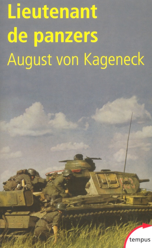 ebook cover of Lieutenant de Panzers, by August Von kageneck