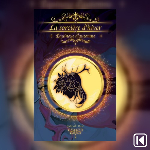 Couverture audiobook de La sorcière d'hiver Tome 1, de Gabrielle Dube