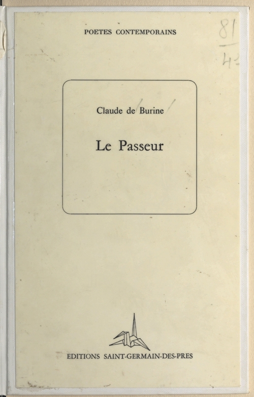 Couverture ebook de Le Tasseur, de Claude De Burine