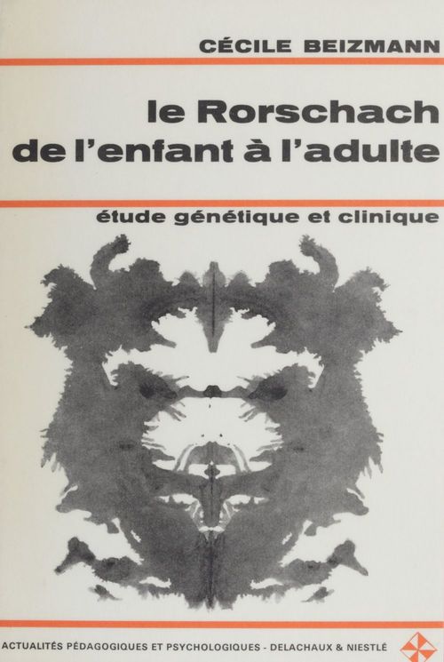 ebook cover of Le Rorschach de l'enfant à l'adulte, by Beizmann Cecile