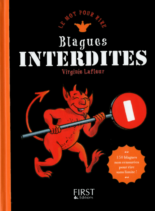 Couverture ebook de Blagues interdites, de Virginie Lafleur