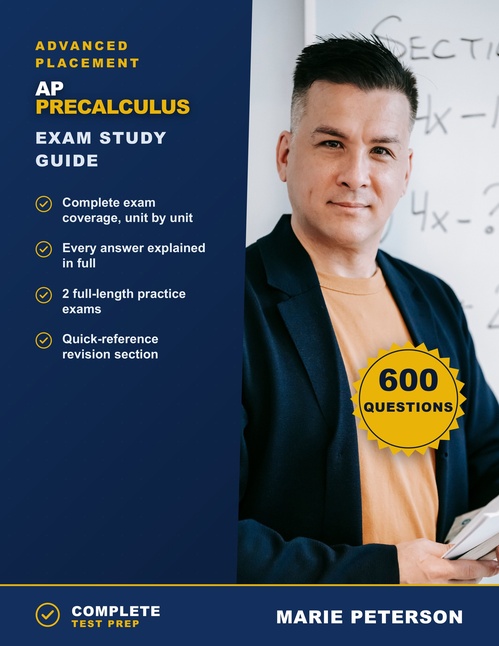 Couverture ebook de AP Precalculus Exam Study Guide, de Marie Peterson