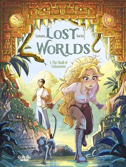 ebook cover of Lost Worlds - Vol. 1 - The Skull of Lubaantun, by Aucha