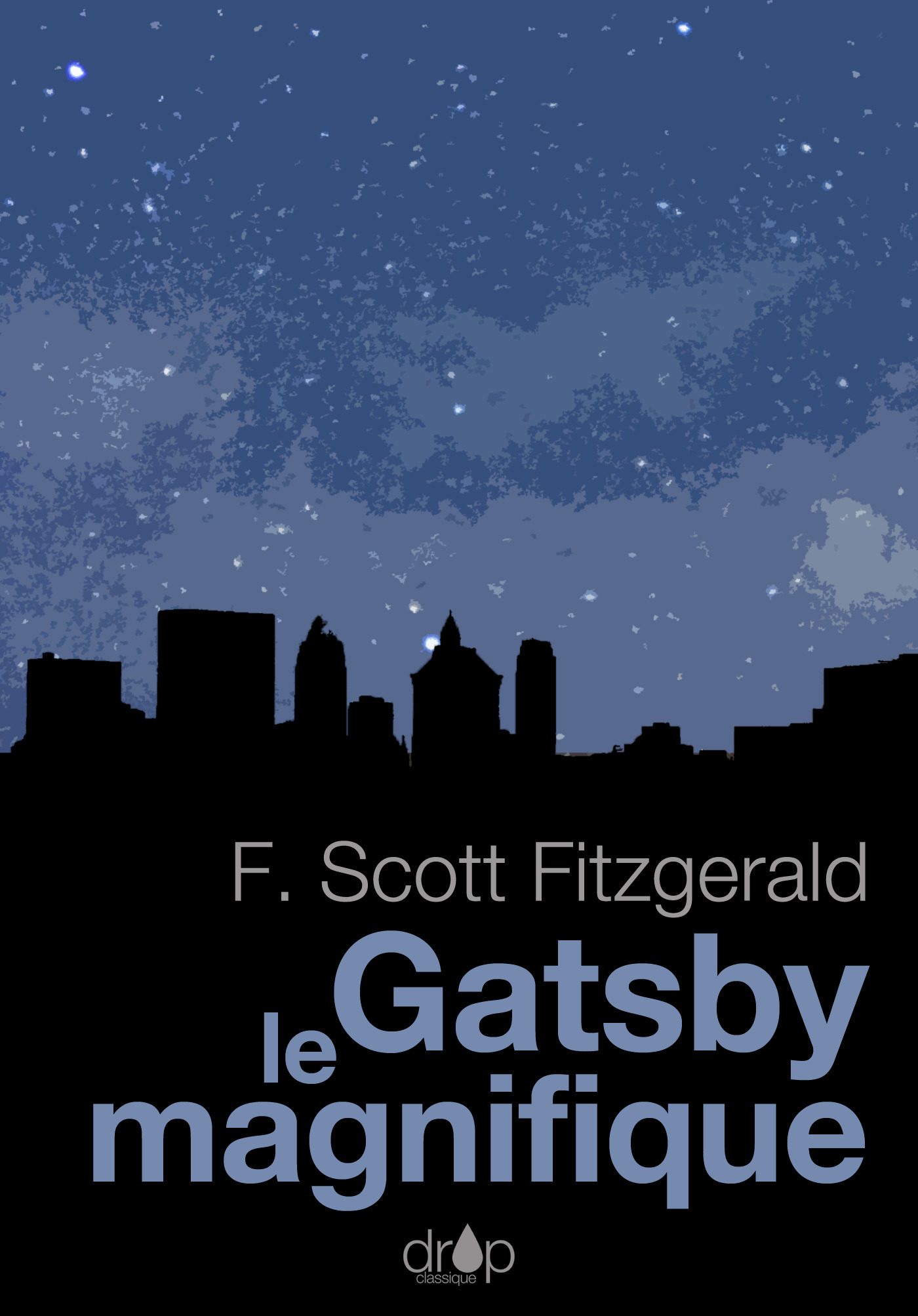 ebook cover of Gatsby le magnifique, by Francis Scott Fitzgerald