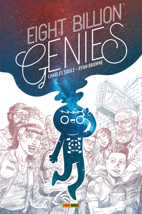 Couverture ebook de Eight Billion Genies, de Charles Soule