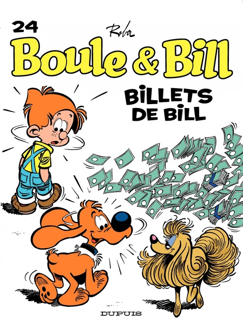 Couverture ebook de Boule et Bill - Tome 24 - Billets de Bill, de Jean Roba