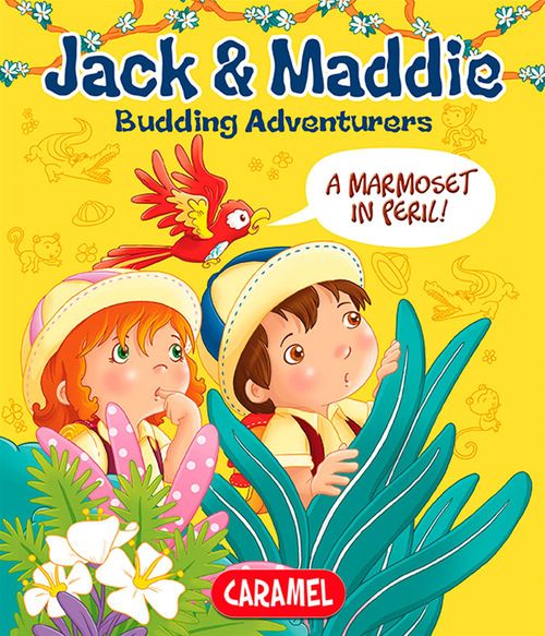 ebook cover of A Marmoset in Peril!, by Budding Adventures, Bénédicte Carboneill