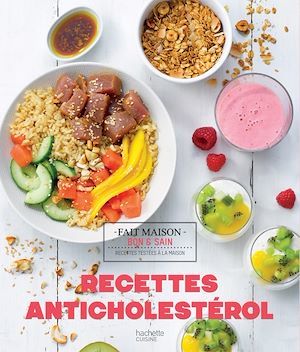 Couverture ebook de Recettes Anticholestérol, de Camille Petit