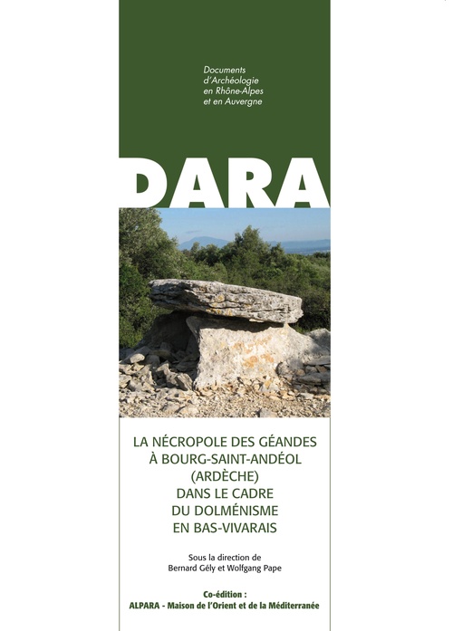 ebook cover of La nécropole des Géandes à Bourg-Saint-Andéol (Ardèche) dans le cadre du dolménisme en Bas-Vivarais, by Collectif