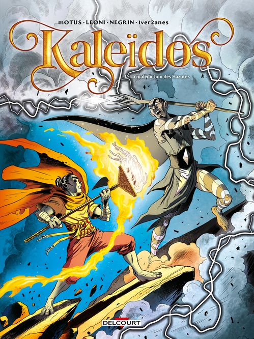 ebook cover of Kaleidos T03 - La Malédiction des Hazutes, by Motus, Lucio Leoni, Emanuela Negrin, 1ver2anes