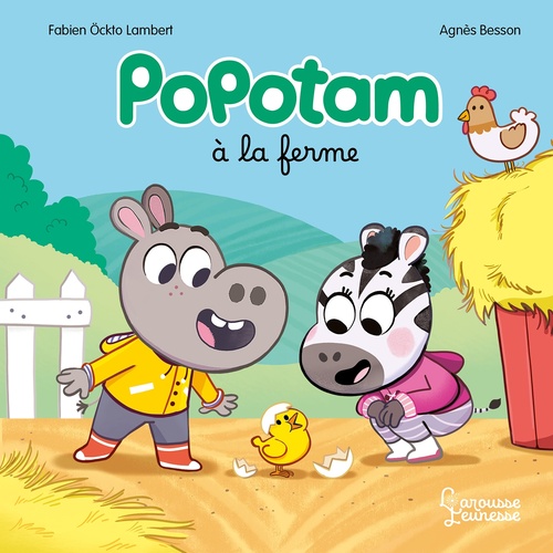 Couverture ebook de Popotam à la ferme, de Agnès Besson, Fabien Ockto Lambert