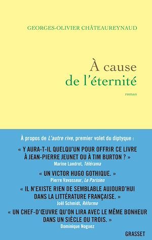 Couverture ebook de A cause de l'éternité, de Georges-Olivier Châteaureynaud