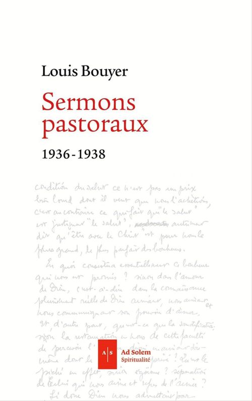 ebook cover of Sermons pastoraux, by Louis Bouyer