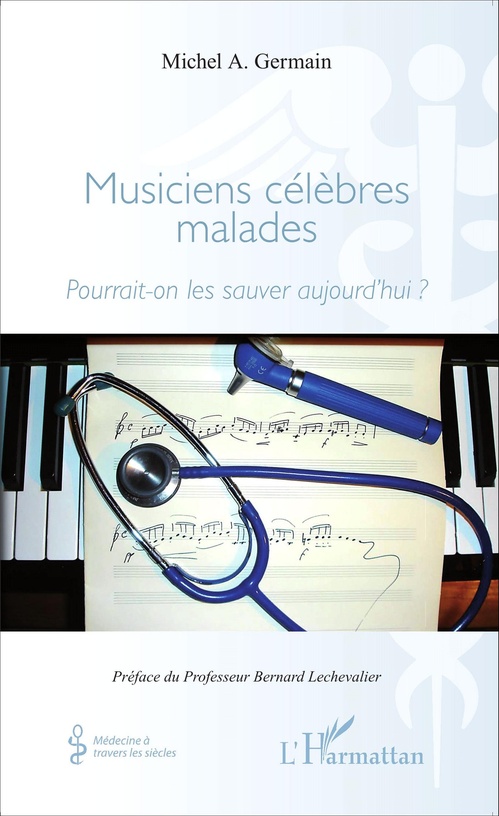 ebook cover of Musiciens célèbres malades, by Michel A. Germain