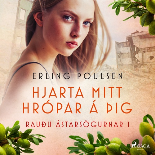 audiobook cover of Hjarta mitt hrópar á þig (Rauðu ástarsögurnar 1), by Erling Poulsen