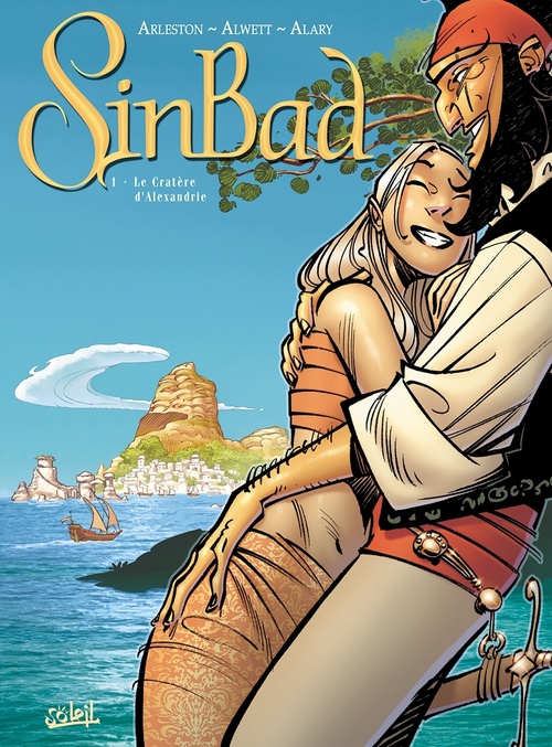 Couverture ebook de Sinbad T01 - Le cratère d'Alexandrie, de Audrey Alwett