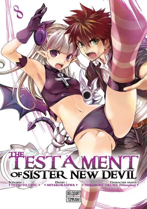 Couverture ebook de The Testament of sister new devil T08, de Tetsuto Uesu