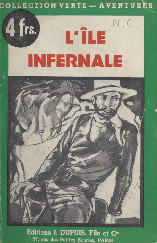 Couverture ebook de L'île infernale, de Edouard Aujay