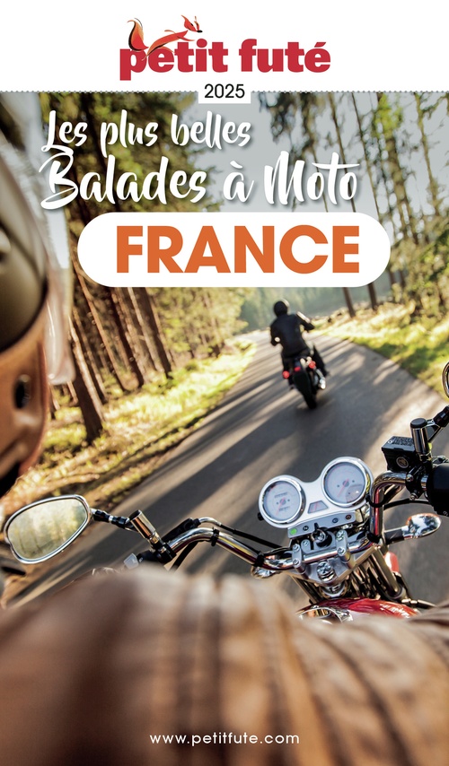 Couverture ebook de Guide France à Moto 2025 Petit Futé, de Collectif petit futé