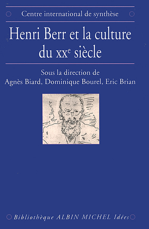 ebook cover of Henri Berr et la culture du XX° siècle, by Centre International De Synthese