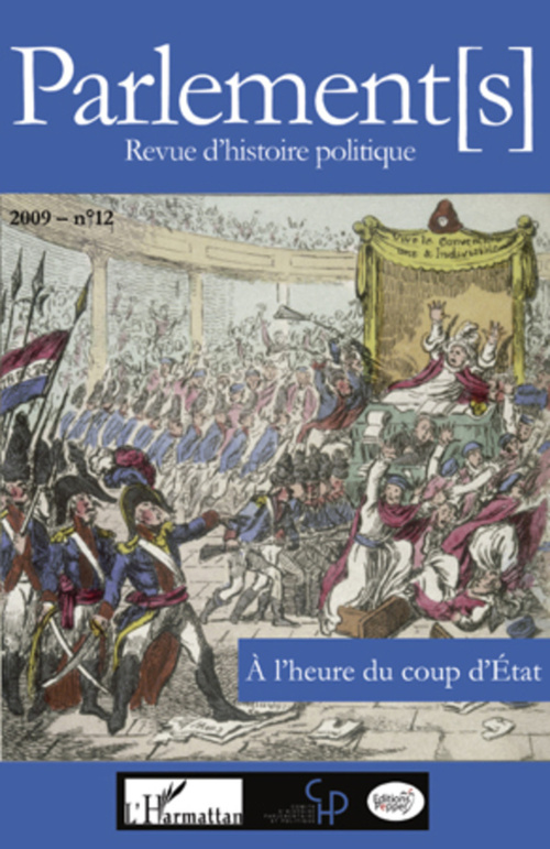 Couverture ebook de A l'heure du coup d'Etat, de Revue Parlement[S]