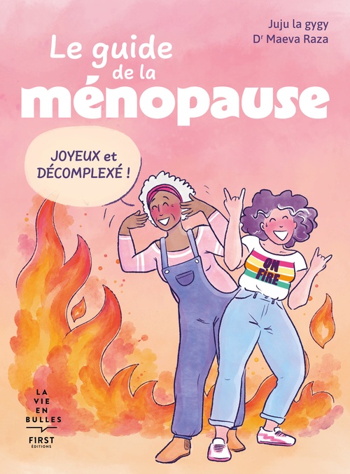ebook cover of Le Guide de la ménopause joyeux et décomplexé, by Juju la Gygy, Maeva Raza
