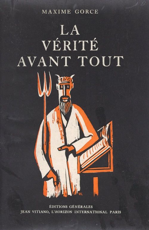 Couverture ebook de La vérité avant tout, de Maxime Gorce