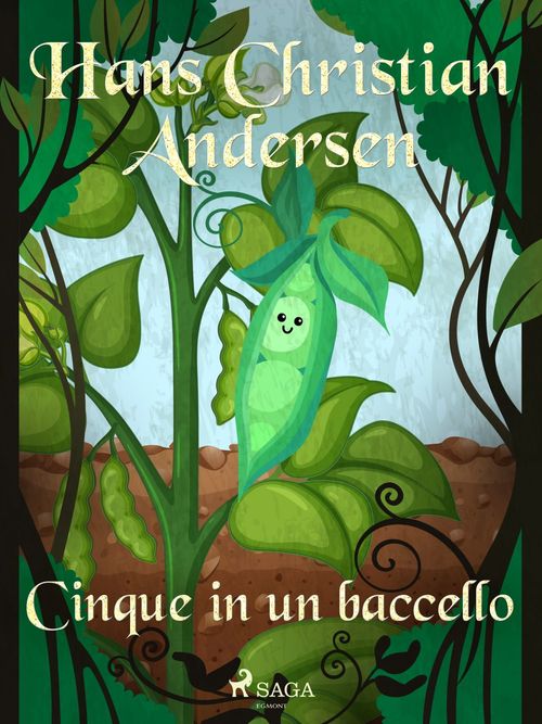 ebook cover of Cinque in un baccello, by Hans Christian Andersen