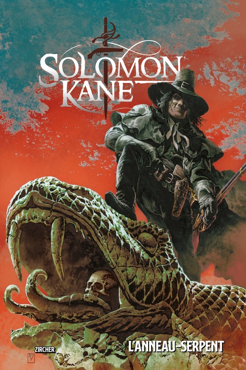 Couverture ebook de Solomon Kane : L'Anneau-Serpent, de Patrick Zircher