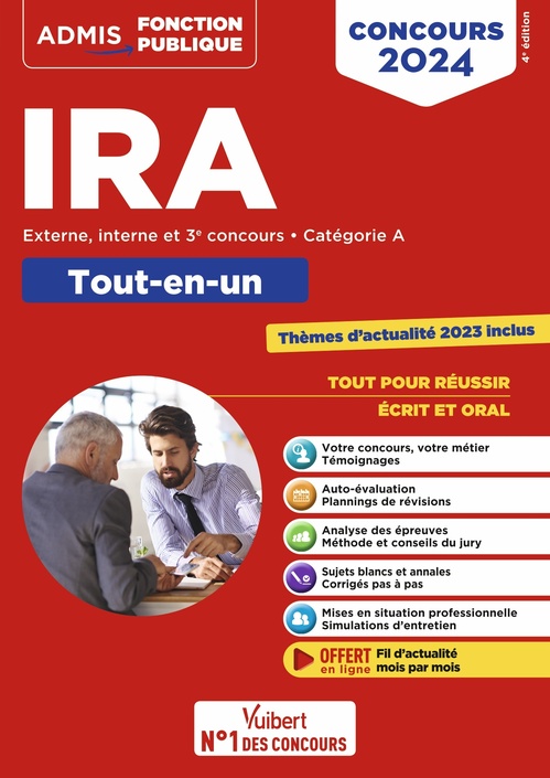 ebook cover of Concours d'accès aux IRA - Catégorie A - Méthode et entraînement, by Armelle Guyomarc´h, Pascal Leprêtre, Sandrine Dangreville, Hervé Macquart
